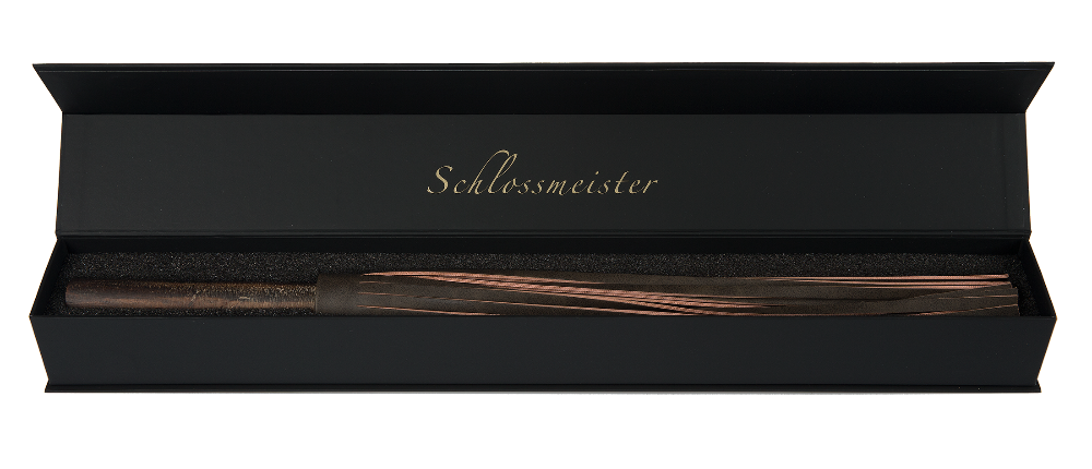 Fit for a Master, this stylish and luxurious flogger will look amazing in your dungeon. Perfect for impact play, imagine the feel and sounds as the leather impacts on your sub's body.