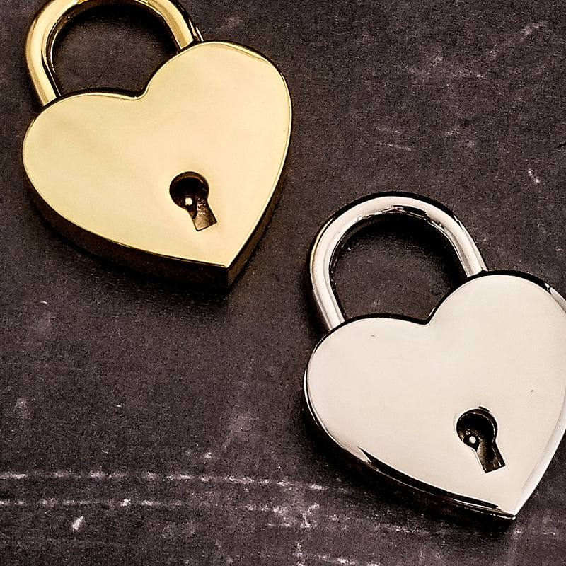 Heart Lock Necklace Lock Pendant Gold Heart Pendant -  Sweden