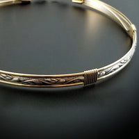 We've taken a fan favorite and revved it up with some gold accents. The 'INFATUATION' collection of submissive jewerly is sweetly feminine. Delicate with a soft flowing design that's perfect for todays sub, yet has a midieval touch to it. 
