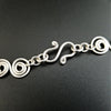An infinity symbol is a universal statement of unending love. I believe those in a committed BDSM lifestyle know that our commitment is usually deeper and stronger than most traditional relationships. {Just my humble opinion, ;-D } These soft chain link collar is such a beautiful way to honor your power exchange or dynamic. This submissive collar can be worn locked, or with a traditional clasp for total discretion.