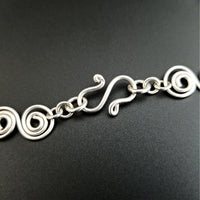 An infinity symbol is a universal statement of unending love. I believe those in a committed BDSM lifestyle know that our commitment is usually deeper and stronger than most traditional relationships. {Just my humble opinion, ;-D } These soft chain link collar is such a beautiful way to honor your power exchange or dynamic. This submissive collar can be worn locked, or with a traditional clasp for total discretion.