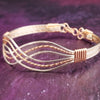 INFINITY Bracelet or Anklet (Submissive or Traditional} Sterling and Rose Gold