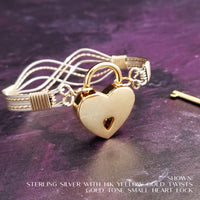 INFINITY Bracelet or Anklet (Submissive or Traditional} Sterling and Rose Gold