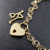 * READY TO SHIP RIO Soft Locking Infinity Chain Collar with O Ring, Golden