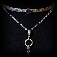 SOFT LOCKING COLLAR with O Ring, Sterling