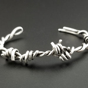 BRAMBLES Barbed Cuff Bracelet, Sterling Silver