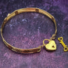 SOFT and SWEET Locking Gemstone Collar, Amethyst