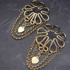 NIPPLE SHIELDS, PAIR, Petals & Chains, 14k Gold Filled