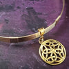 THE LODI Locking Submissive or Slave BDSM Collar is fabricated with strands of 14k gold filled embracing to create a seductive artisan collar. 