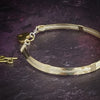 GODIVA Collar, Gold with Sterling Silver Twists