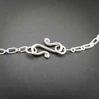 ANGEL WINGS LOCKING COLLAR with O Ring, Sterling