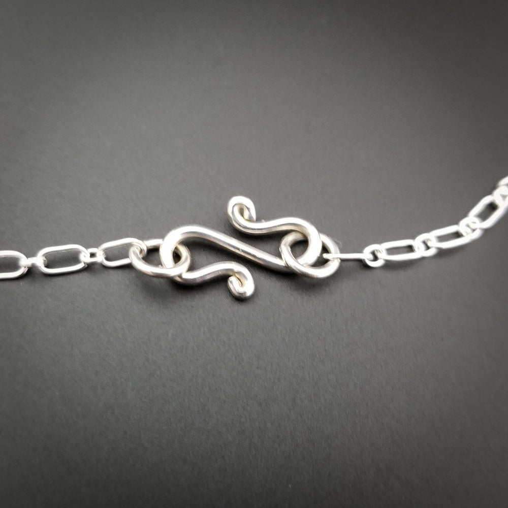 ANGEL WINGS LOCKING COLLAR with O Ring, Sterling