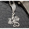 NIGHT WING DRAGON Soft Chain Collar or Necklace