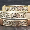 The Bel Fiore is one of our most delicate and feminine designs. Totally discreet. Can be locked for submission or show of Ownership, or worn with the traditional clasp for totally discreet wear.