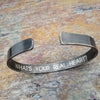 ANCIENT MESSAGE CUFF, What is your real heart? {Kanji}}