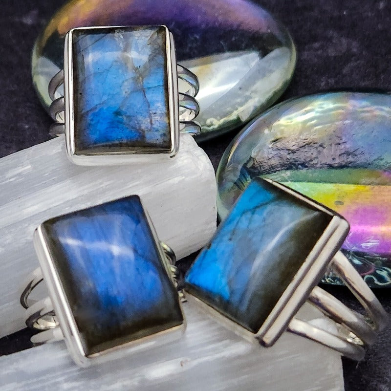 * READY TO SHIP* LABRADORITE RING