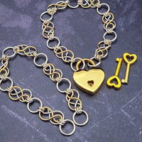 Beautifully entwined lives. Our Eternal Submissive Locking Collars are symbolic of your journey and BDSM lifestyle. By My Secret Heart Studios