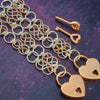 Beautifully entwined lives. Our Eternal Submissive Locking Collars are symbolic of your journey and BDSM lifestyle. By My Secret Heart Studios