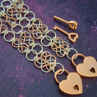 Beautifully entwined lives. Our Eternal Submissive Locking Collars are symbolic of your journey and BDSM lifestyle. By My Secret Heart Studios