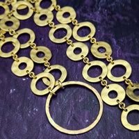 METRO Locking Submissive Collar, Matte Gold, My Secret Heart Studios