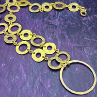 METRO Locking Submissive Collar, Matte Gold, My Secret Heart Studios