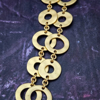 UPTOWN LOCKING COLLAR with O Ring, Matte Gold