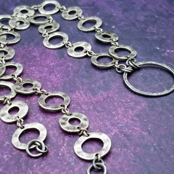 UPTOWN LOCKING COLLAR with O Ring, Black Silver