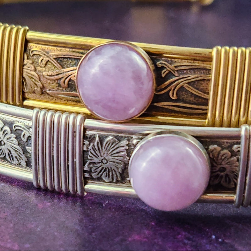 This Locking BDSM SUBMISSIVE COLLAR isa new addition to our SOFT and SWEET Collection is created in precious metals and and all natural gemstones accented with coordinating wire accents.