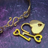 This Locking BDSM SUBMISSIVE COLLAR isa new addition to our SOFT and SWEET Collection is created in precious metals and and all natural gemstones accented with coordinating wire accents.