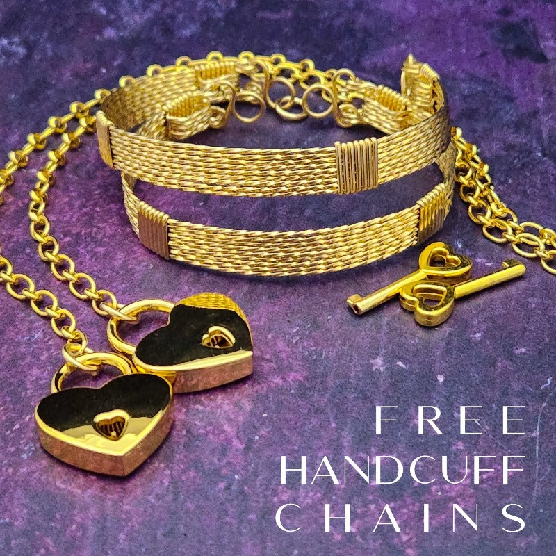 Wire wrapped submissive bracelets that are hand crafted in strands of twisted 14k gold filled and accented with 14k gold filled wraps. 