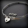 SOLD~ TEMPTRESS COLLAR, Rainbow Titanium & Sterling