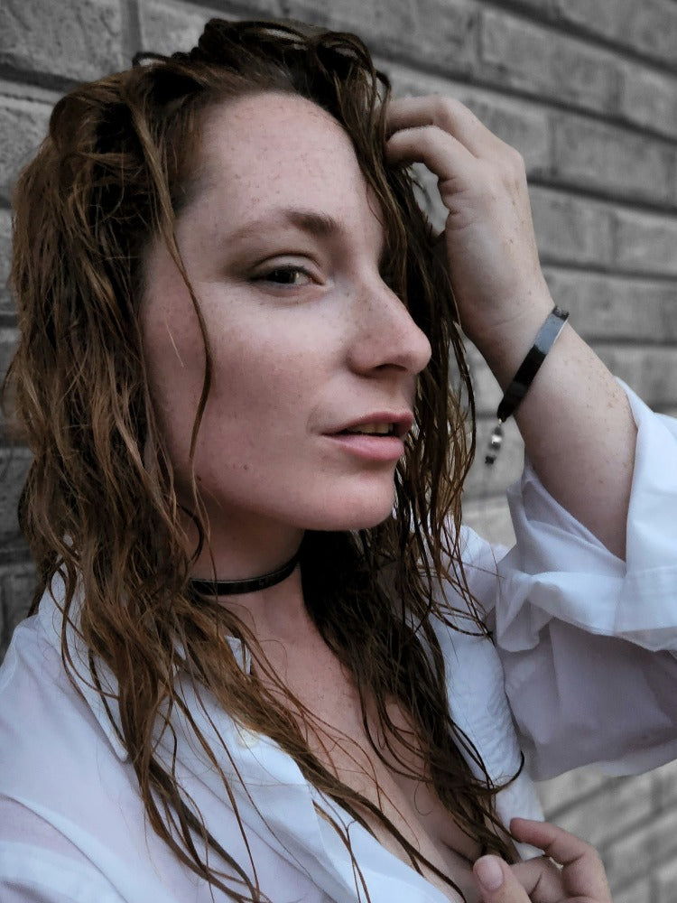 Share a secret. Rune font creates a unique collar with a secret message. The outside inscription is engraved in Rune symbols for Submissive, and the inside is engraved  with your choice of inscription