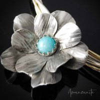 ROSE OF APHRODITE Collar Slide / Pendant {Choose Your Gemstone}