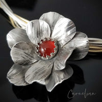 ROSE OF APHRODITE Collar Slide / Pendant {Choose Your Gemstone}