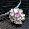This beautiful handcrafted Rose of Aphrodite Collar Slide is made from sterling silver, it will symbolize love and beauty, but will also serve as a reminder of the strength and endurance of love.