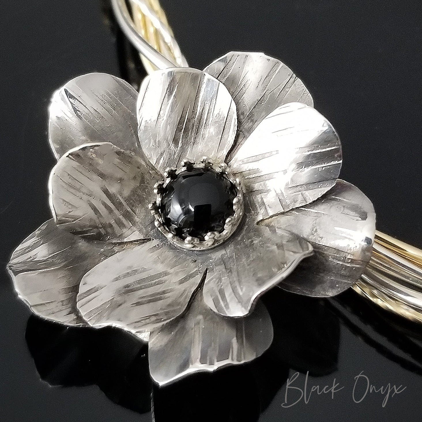 ROSE OF APHRODITE Collar Slide / Pendant {Choose Your Gemstone}