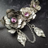 ROSE of APHRODITE Collar Slides, Choose Your Gemstone and Size