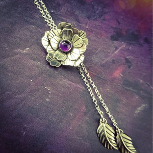 This Rose of Aphrodite necklace is so unique, no one will ever guess that it's a locked submissive collar. But both the Dominant and the submissive will enjoy the symbol of submission.
