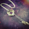 This Rose of Aphrodite necklace is so unique, no one will ever guess that it's a locked submissive collar. But both the Dominant and the submissive will enjoy the symbol of submission.