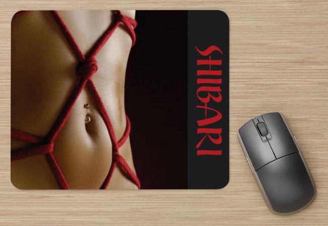 * READY to SHIP MOUSE PAD, Shibari 02