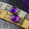 SOFT and SWEET Locking Gemstone Collar, Amethyst