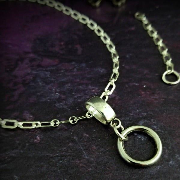 SOFT LOCKING COLLAR with O Ring, Sterling