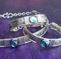 What a luxurious way to show your Ownership / submission. Beautifully feminine and romantic. This addition to our SOFT and SWEET Collection is created in precious metals and and all natural gemstones accented with coordinating wire accents. 