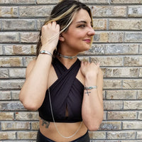 This Locking BDSM SUBMISSIVE COLLAR isa new addition to our SOFT and SWEET Collection is created in precious metals and and all natural gemstones accented with coordinating wire accents.
