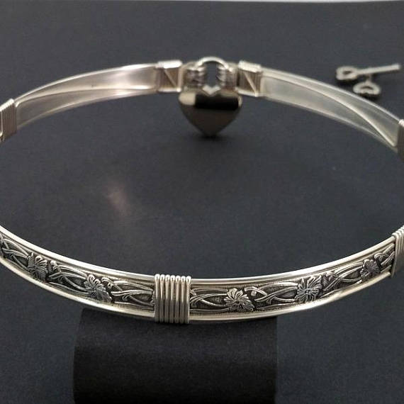 SOFT and SWEET COLLAR (Sterling Silver w/ Sterling Accents)