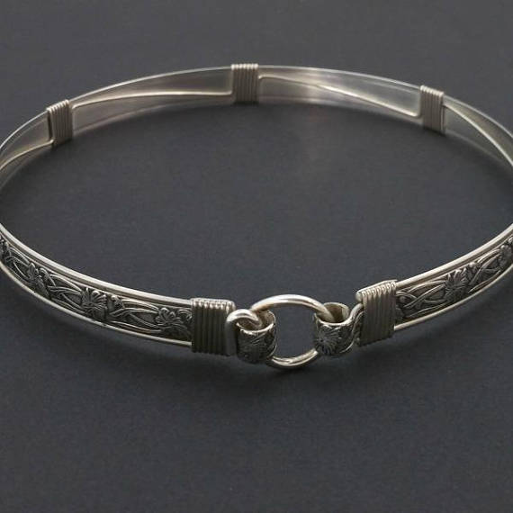 SOFT and SWEET COLLAR (Sterling Silver w/ Sterling Accents)