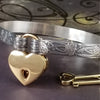 These artisan handcuffs / ankle restraints are hand crafted in a pretty feminine floral pattern that is the epitome of feminine grace. 
