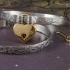 These artisan handcuffs / ankle restraints are hand crafted in a pretty feminine floral pattern that is the epitome of feminine grace. 