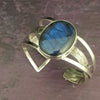 TIERA LABRADORITE CROSSOVER CUFF (One of A Kind)