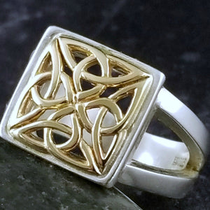 VALOUR Ring, Sterling and Gold